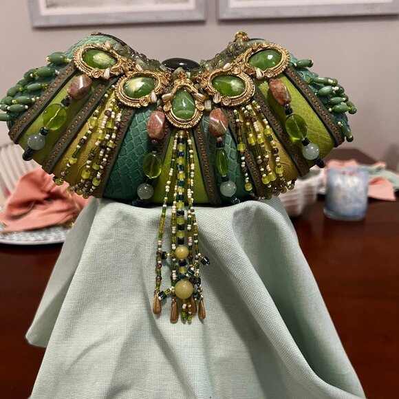 Mary Frances Handbag Lemon Lime - Picture 1 of 7